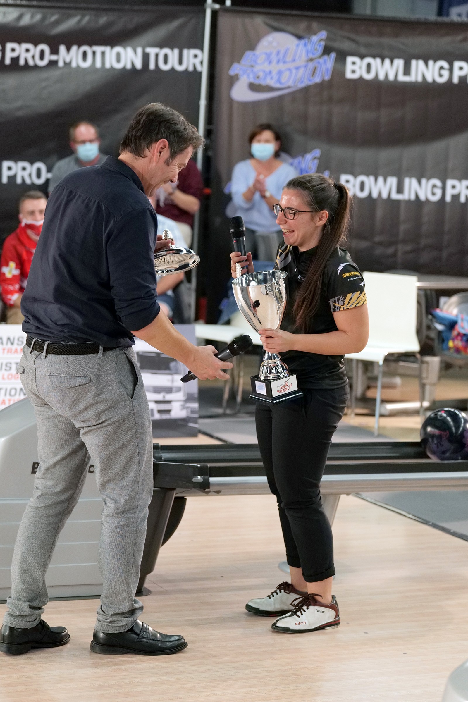 Cup Presentation B. Bidone & A. Lopes (Photo Ruel Alain)