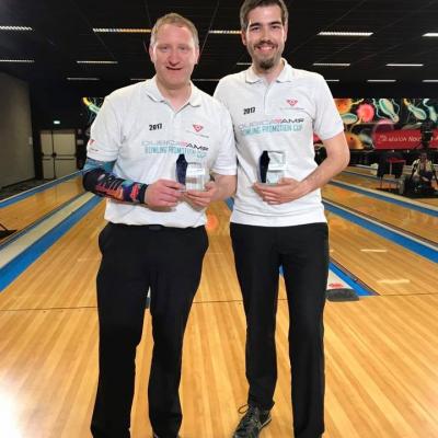 Winners Doubles Men's Barry Foley & Jeroen Van Geel