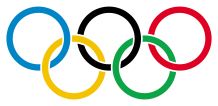 Olympic rings with transparent rims svg